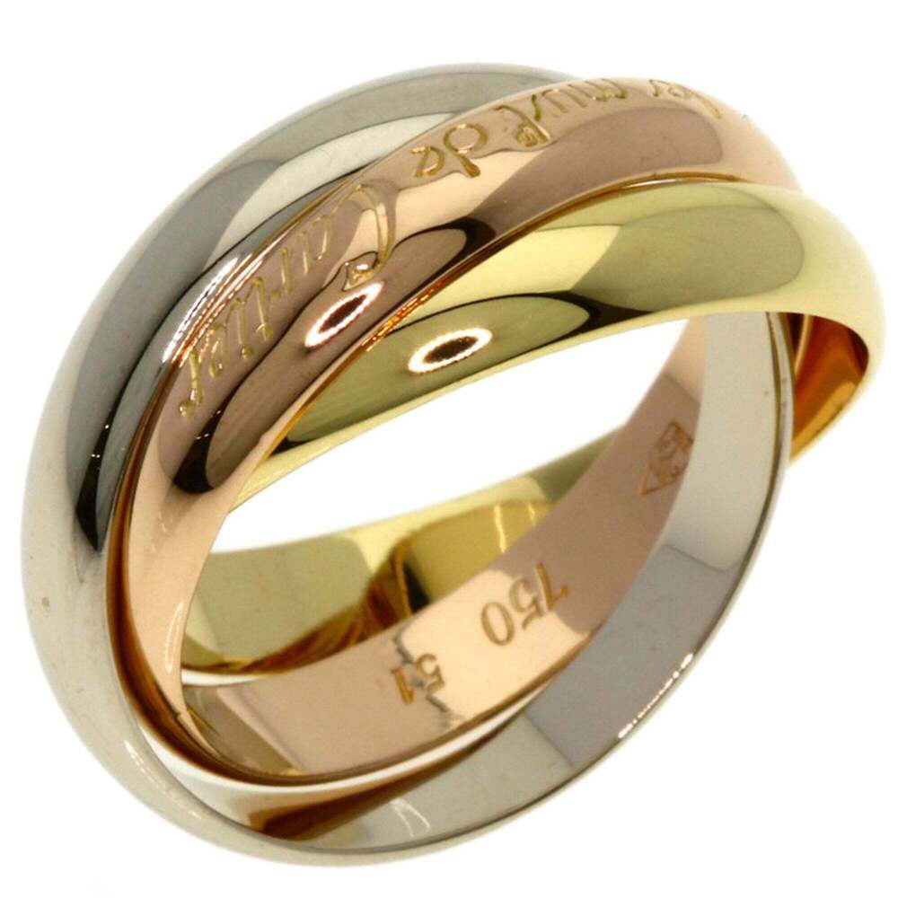 CARTIER 18k Gold Trinity Ring #51 - Picture 2 of 7